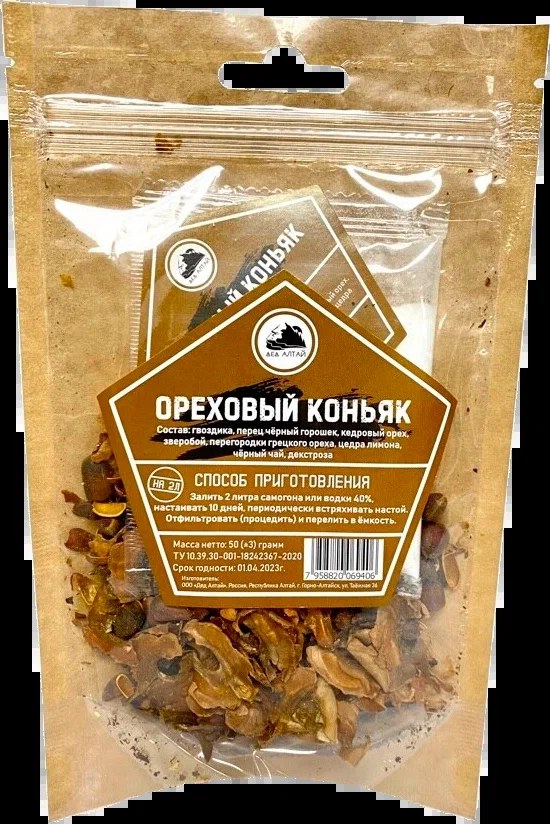 Дед Алтая Ореховый коньяк