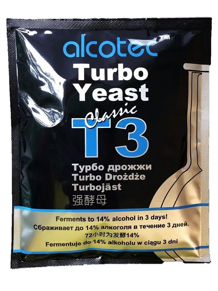 Дрожжи Alcotec Т3 120гр