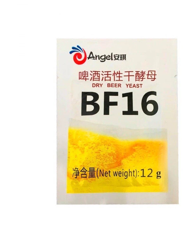 Дрожжи пивные Angel BF16 12гр лагер