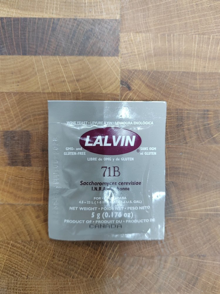 Дрожжи винные Lalvin 71B 5гр