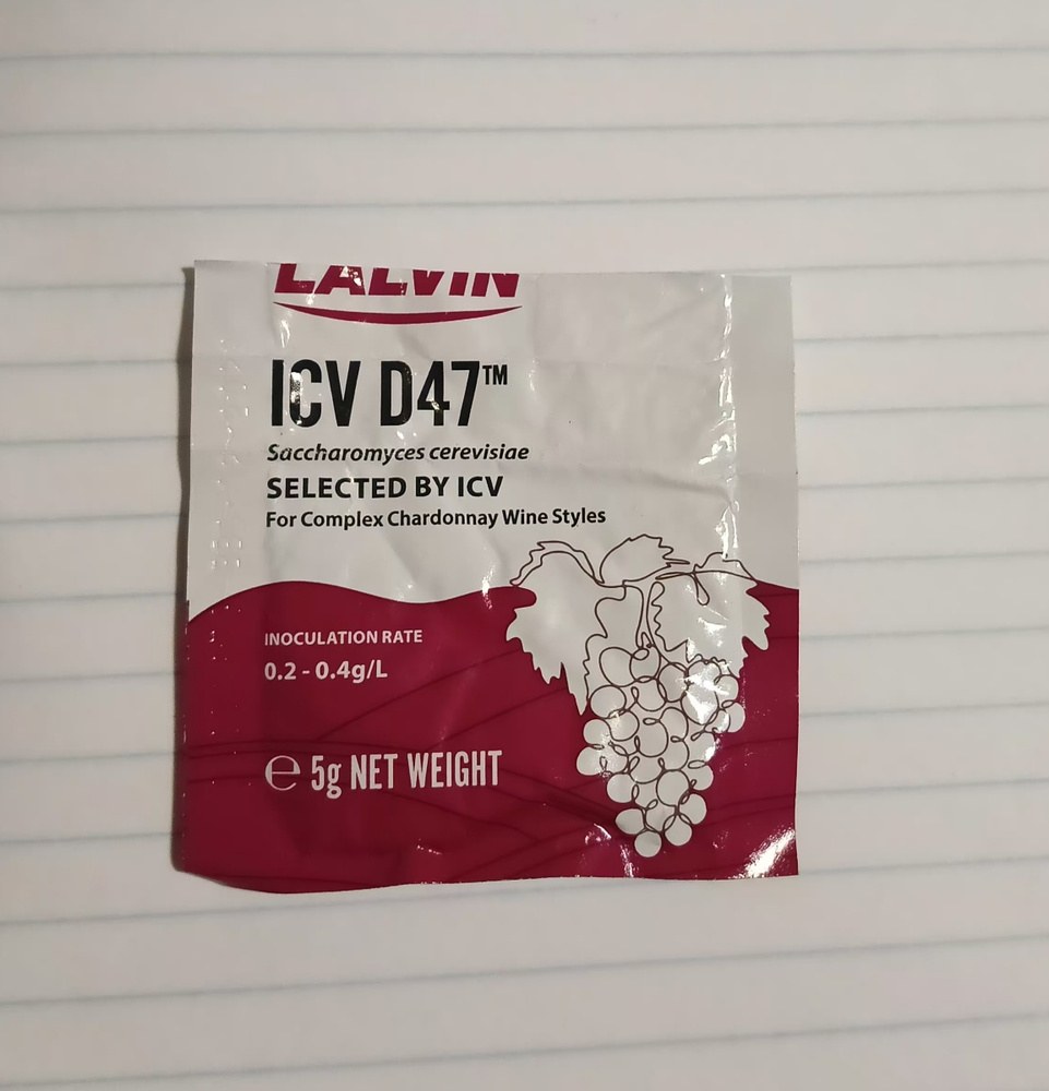Дрожжи винные Lalvin White ICV D47 5гр